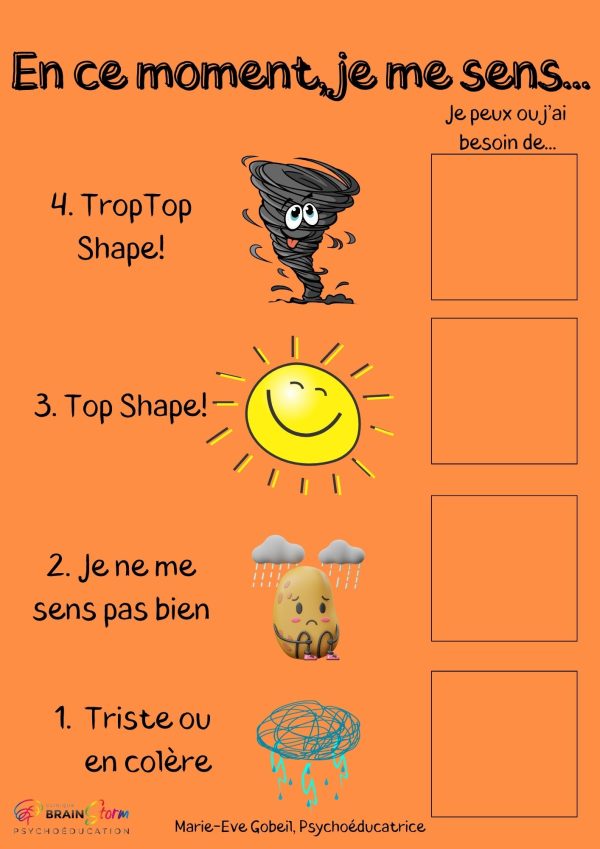 Échelle d'émotions